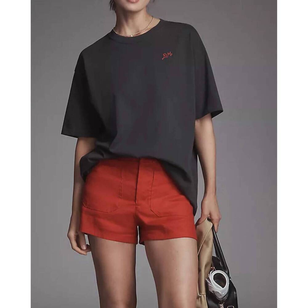 NEW DAMSON MADDER best in show rosette tee in charcoal